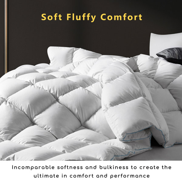DOMDEC All Season Down ComforterLuxurous Feather Down DuvetUltra Soft